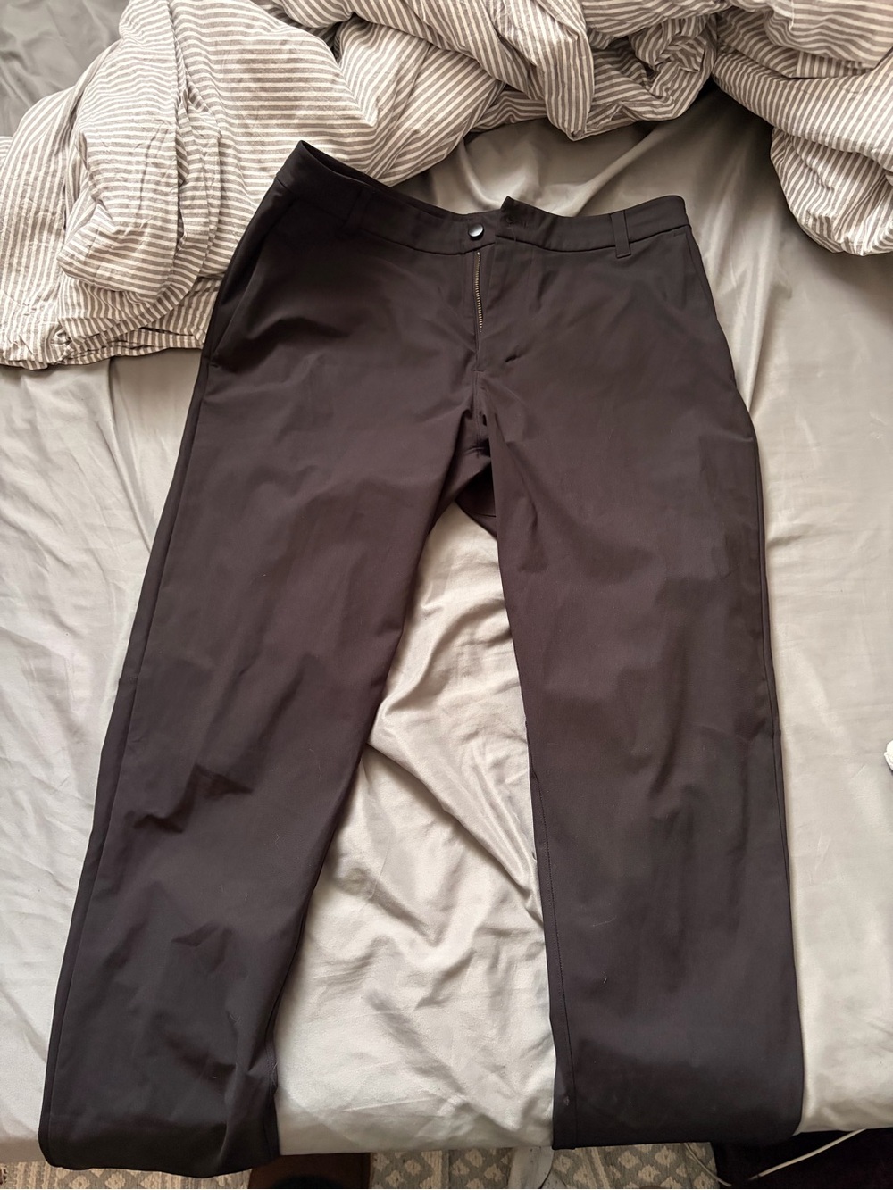 Men's Lulu Lemon Classic Black Dress Pants - Size M